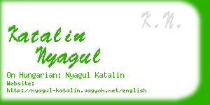 katalin nyagul business card